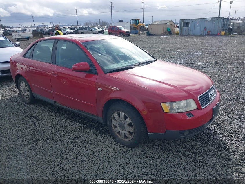 2002 Audi A4 1.8T VIN: WAULC68EX2A214284 Lot: 38835679