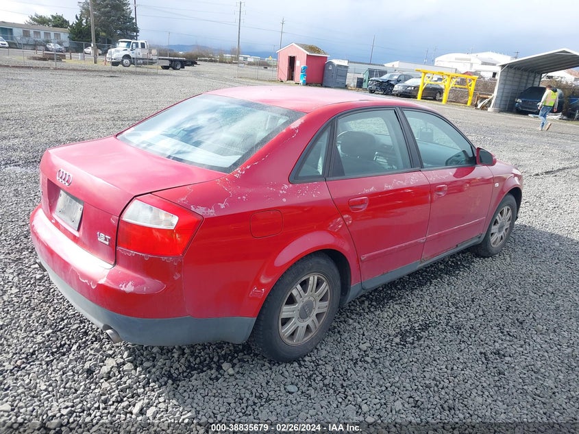 2002 Audi A4 1.8T VIN: WAULC68EX2A214284 Lot: 38835679