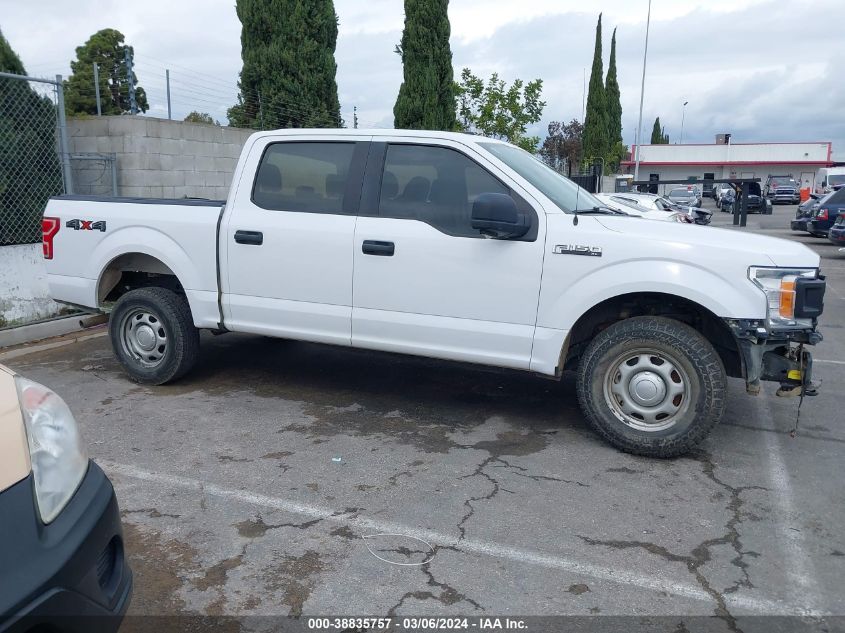 2018 Ford F-150 Xl VIN: 1FTEW1E56JKE72661 Lot: 38835757