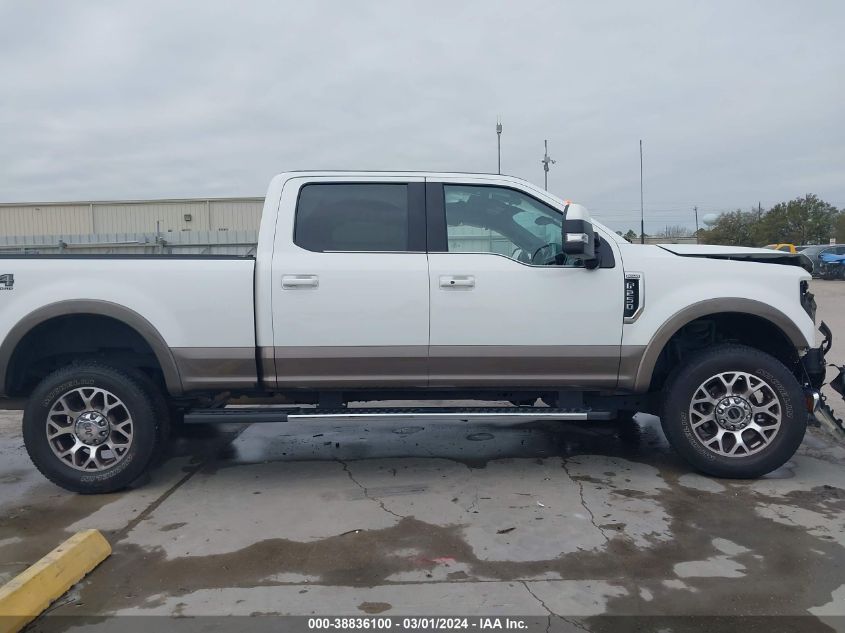 2022 Ford F-250 King Ranch VIN: 1FT7W2BN0NEC85987 Lot: 38836100