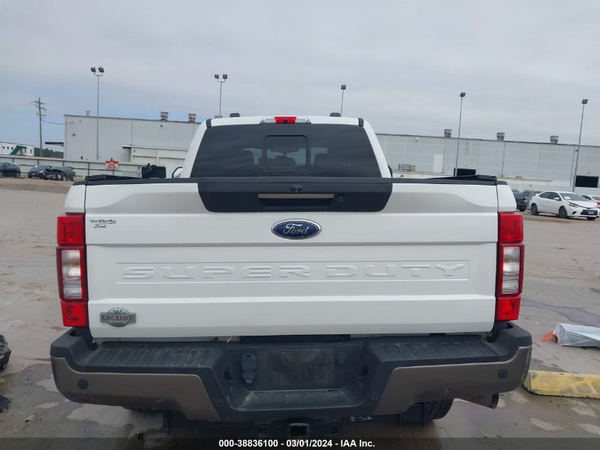 2022 Ford F-250 King Ranch VIN: 1FT7W2BN0NEC85987 Lot: 38836100