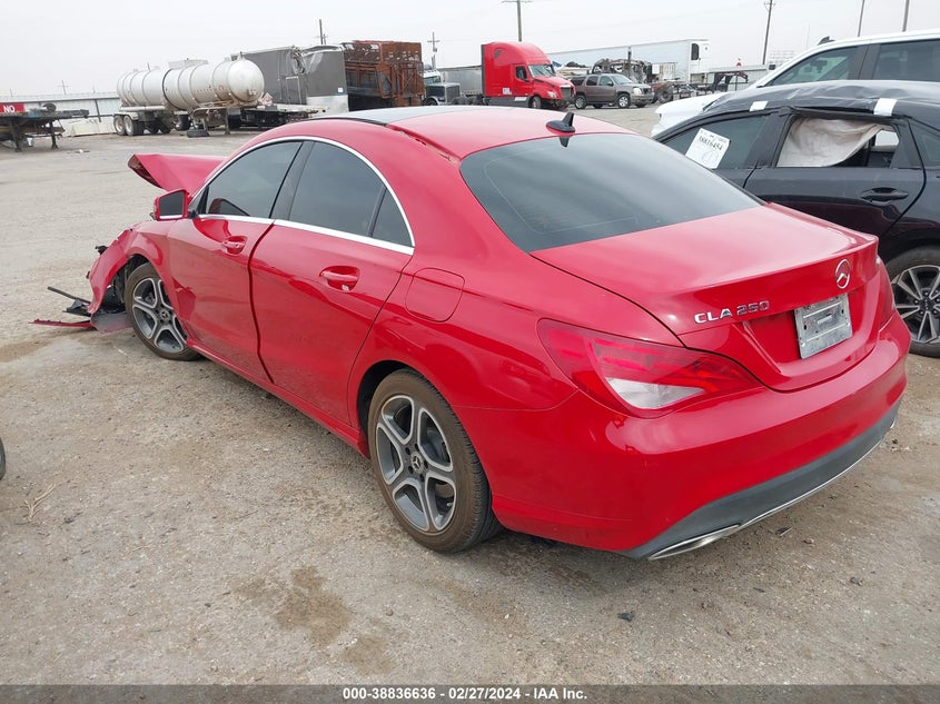 2018 Mercedes-Benz Cla 250 4Matic VIN: WDDSJ4GB9JN552546 Lot: 38836636