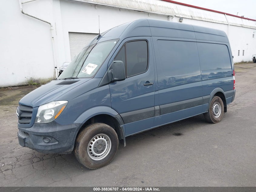 VIN WD3PE7CD6JP645438 2018 MERCEDES-BENZ SPRINTER 2500 STANDARD ROOF V6