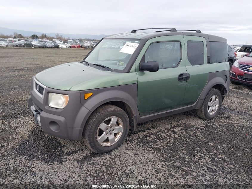 2003 Honda Element Ex VIN: 5J6YH28593L026651 Lot: 38836904