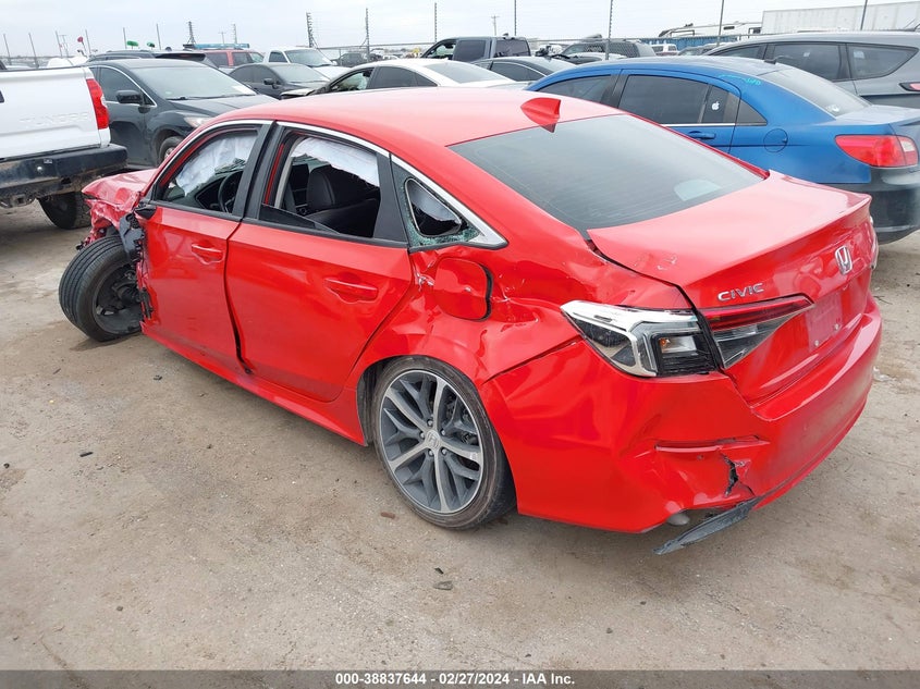 VIN 2HGFE1F97NH323876 2022 HONDA CIVIC TOURING