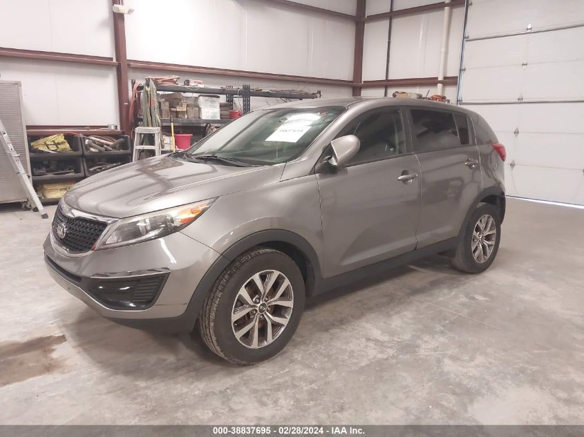 2015 Kia Sportage Lx VIN: KNDPB3ACXF7700532 Lot: 38837695