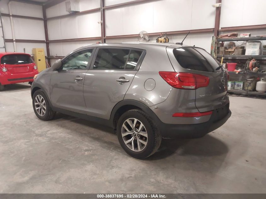 2015 Kia Sportage Lx VIN: KNDPB3ACXF7700532 Lot: 38837695