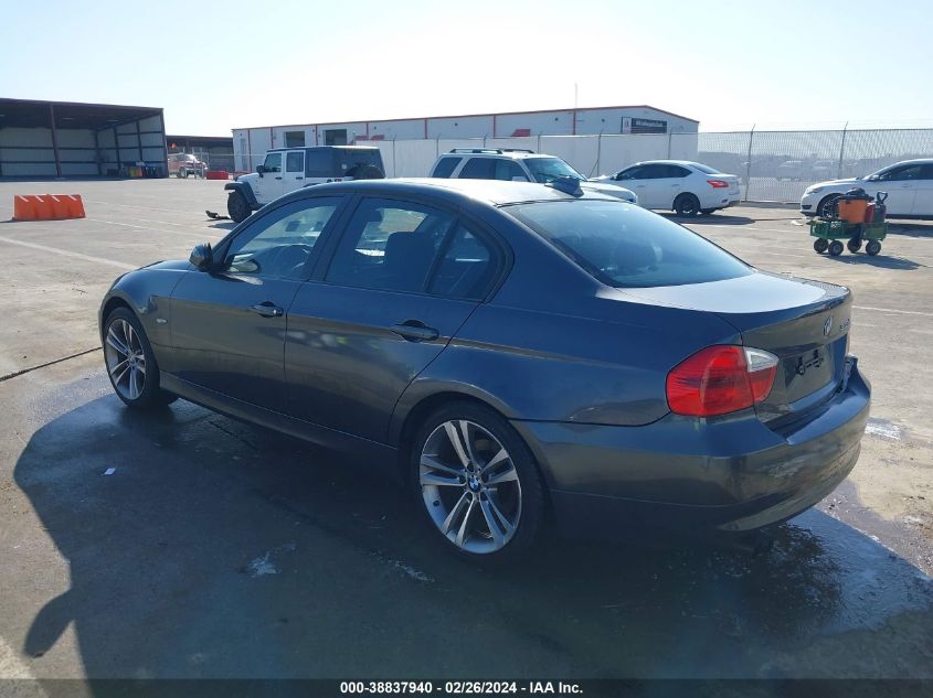 2007 BMW 328Xi VIN: WBAVC93567K031824 Lot: 38837940