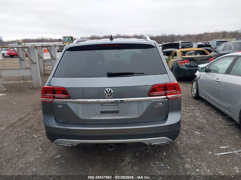 2019 Volkswagen Atlas 3.6L V6 Se W/Technology VIN: 1V2UR2CA0KC612495 Lot: 38837962