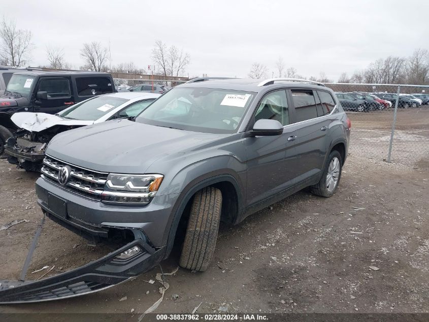 2019 Volkswagen Atlas 3.6L V6 Se W/Technology VIN: 1V2UR2CA0KC612495 Lot: 38837962