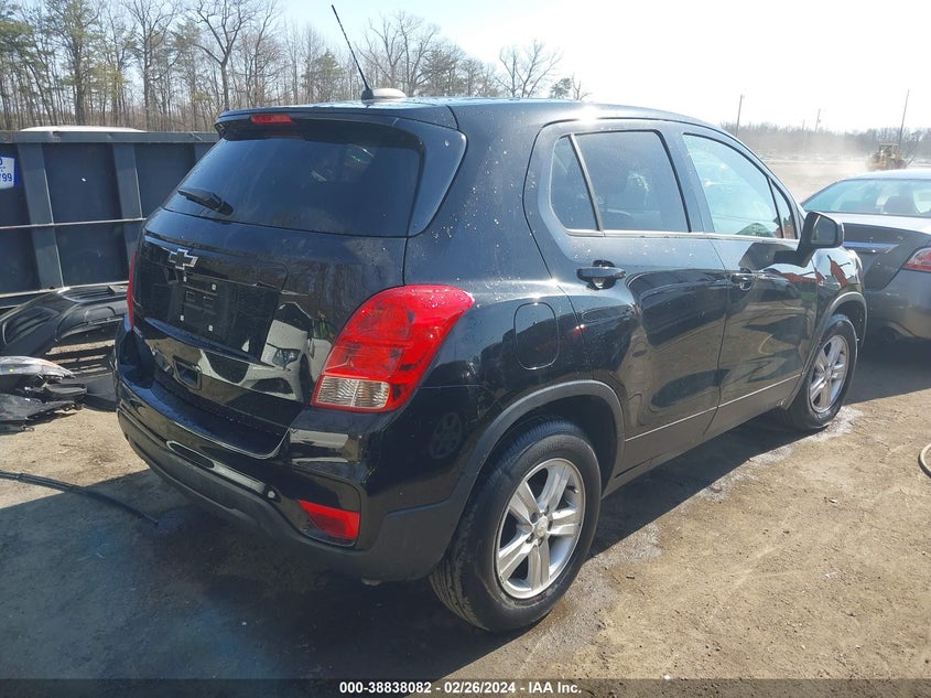VIN 3GNCJKSB9LL323157 2020 CHEVROLET TRAX FWD LS