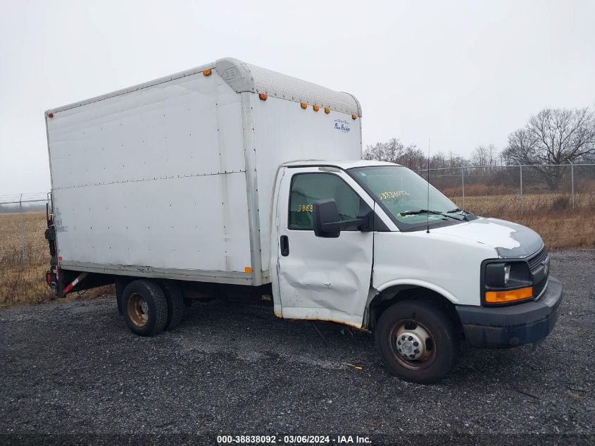 2008 Chevrolet Express Cutaway Work Van VIN: 1GBJG31K381205825 Lot: 38838092