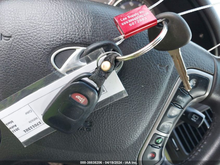 2011 Hyundai Santa Fe Limited V6 VIN: 5XYZK4AG8BG033619 Lot: 38838206