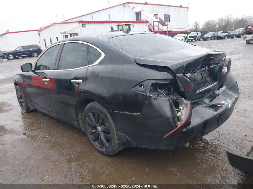 2011 Infiniti M37X VIN: JN1BY1AR6BM370954 Lot: 38838245