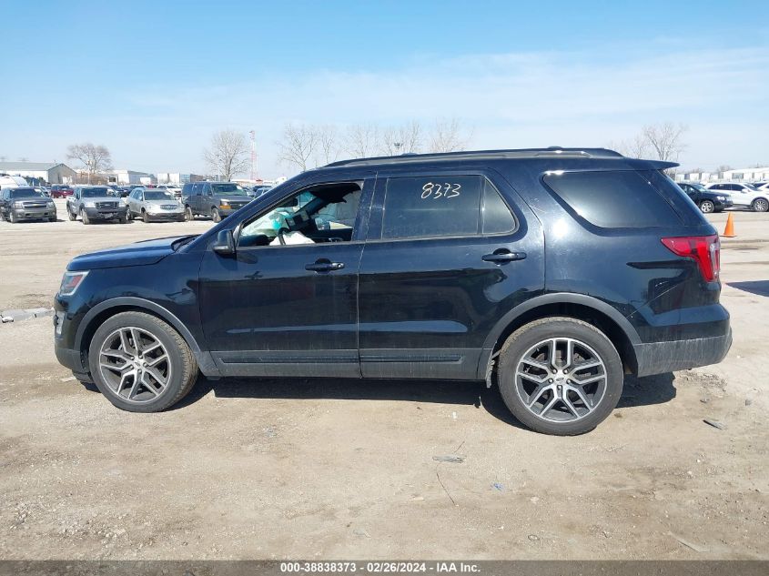 2016 Ford Explorer Sport VIN: 1FM5K8GT6GGB61027 Lot: 38838373