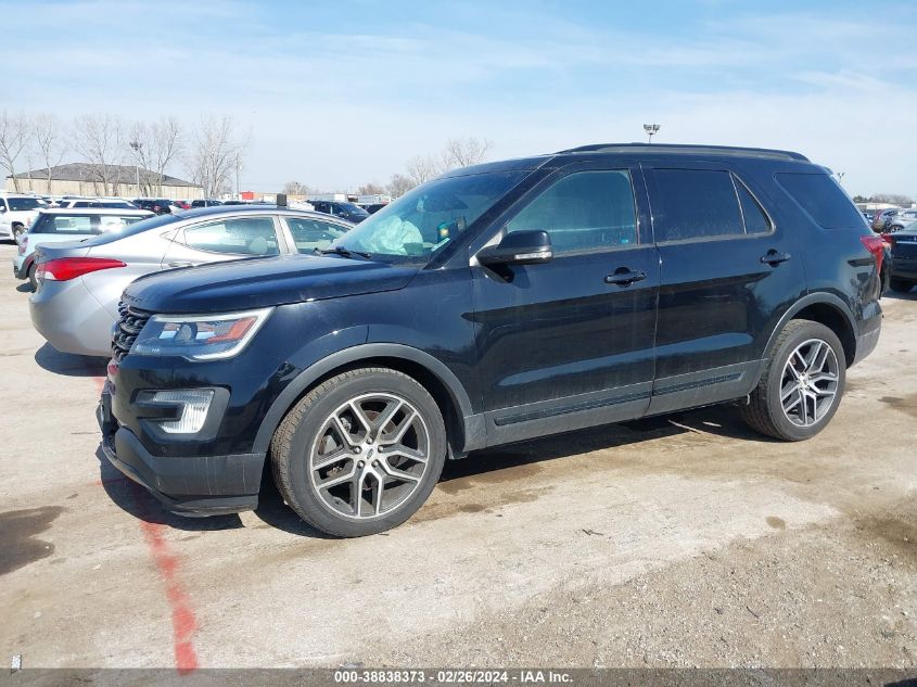 2016 Ford Explorer Sport VIN: 1FM5K8GT6GGB61027 Lot: 38838373