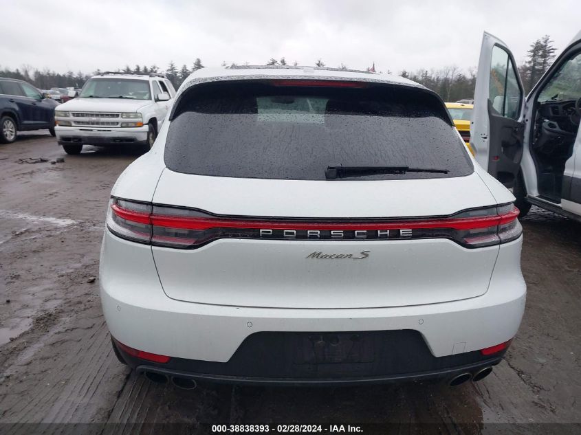 2021 Porsche Macan S VIN: WP1AB2A59MLB38742 Lot: 38838393