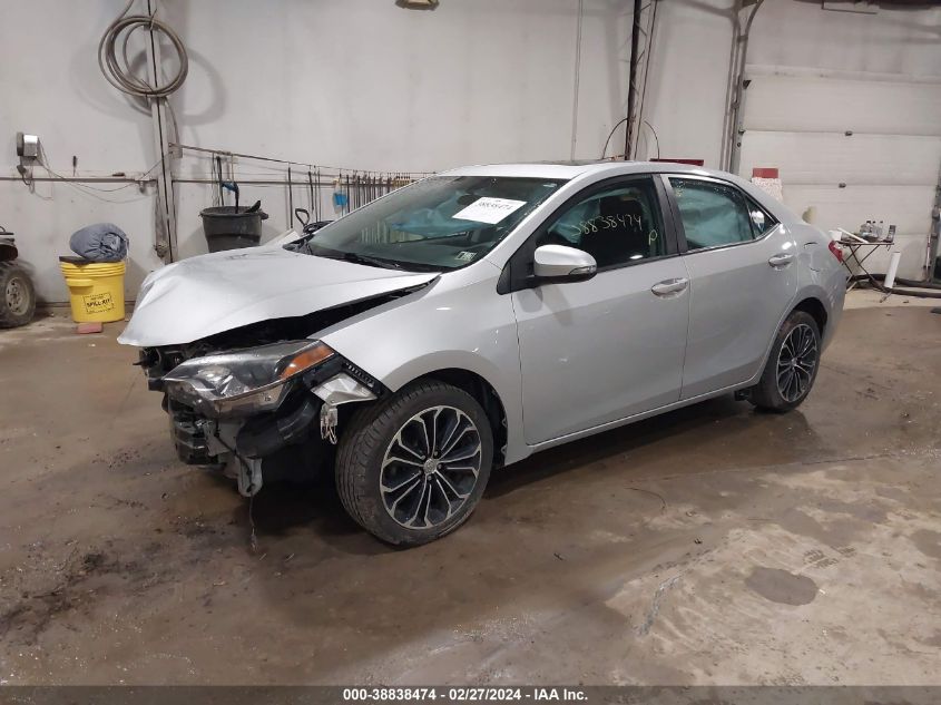 2015 Toyota Corolla S Plus VIN: 2T1BURHE4FC453134 Lot: 38838474