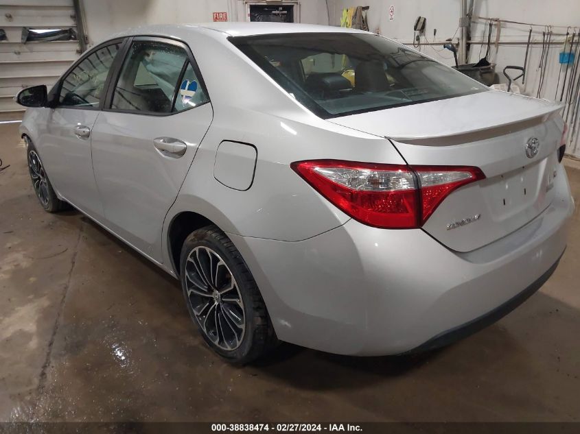 2015 Toyota Corolla S Plus VIN: 2T1BURHE4FC453134 Lot: 38838474