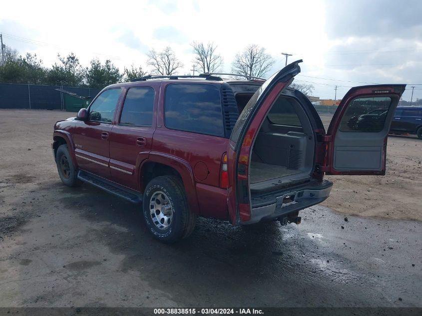 2003 Chevrolet Tahoe Lt VIN: 1GNEK13Z03J118118 Lot: 38838515