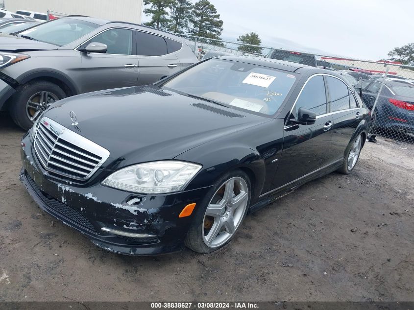 2012 Mercedes-Benz S 550 VIN: WDDNG7DB7CA433762 Lot: 38838627