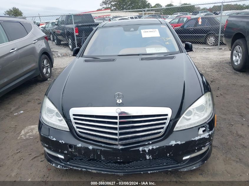 2012 Mercedes-Benz S 550 VIN: WDDNG7DB7CA433762 Lot: 38838627