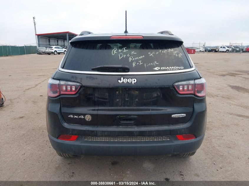 2018 Jeep Compass Latitude 4X4 VIN: 3C4NJDBB8JT354927 Lot: 38838661