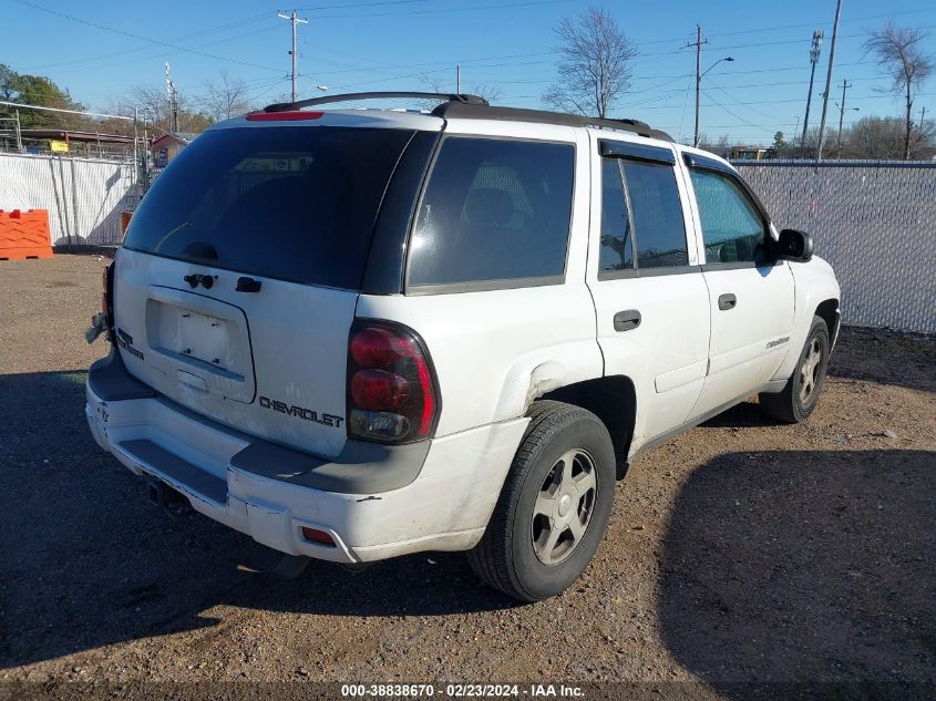 2002 Chevrolet Trailblazer Ls VIN: 1GNDS13SX22492078 Lot: 40275853