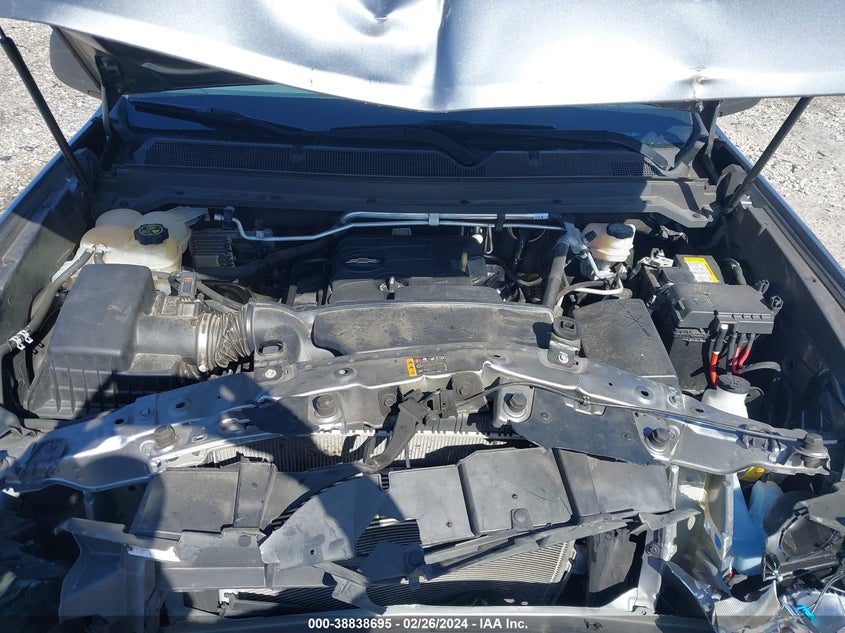 VIN 1GCGSBEA9M1189527 2021 CHEVROLET COLORADO 2WD  SHORT BOX WT