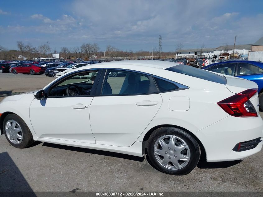 2018 Honda Civic Lx VIN: 19XFC2F5XJE207004 Lot: 38838712