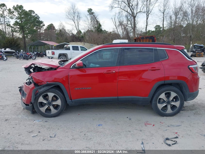 VIN 3C4NJCBB0JT235487 2018 JEEP COMPASS LATITUDE FWD