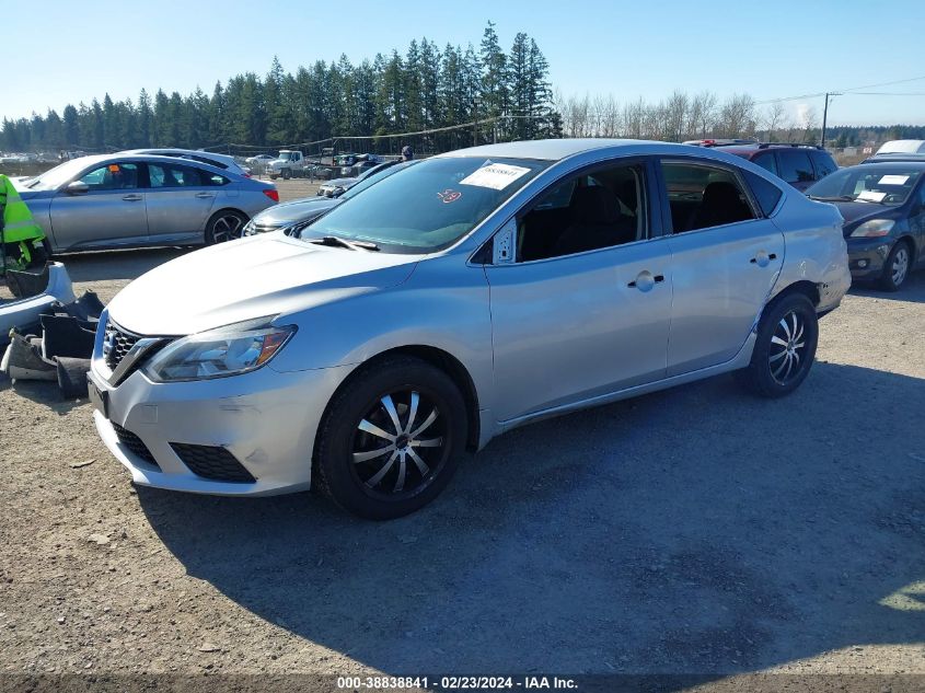 2016 Nissan Sentra Sv VIN: 3N1AB7AP1GY275608 Lot: 38838841