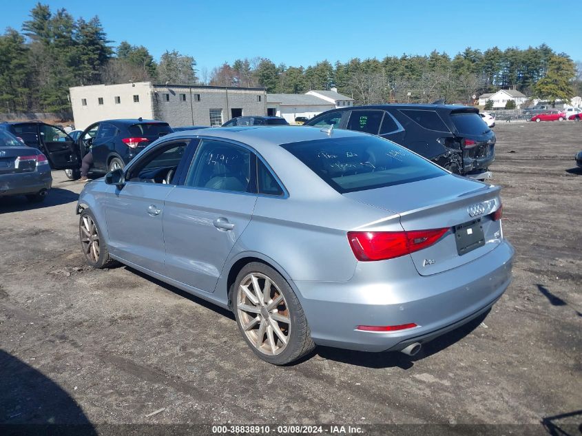 2016 Audi A3 2.0T Premium VIN: WAUE8GFF5G1019888 Lot: 38838910