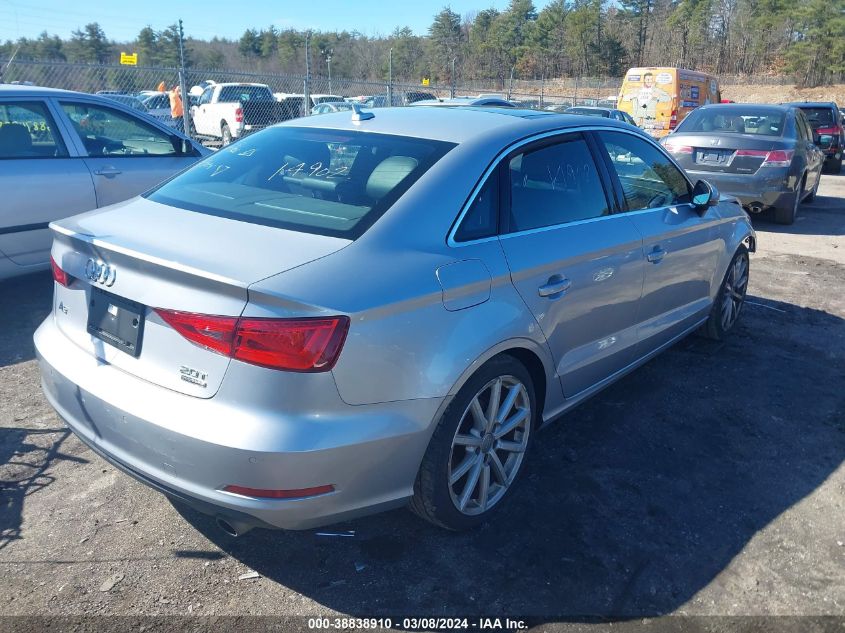 2016 Audi A3 2.0T Premium VIN: WAUE8GFF5G1019888 Lot: 38838910