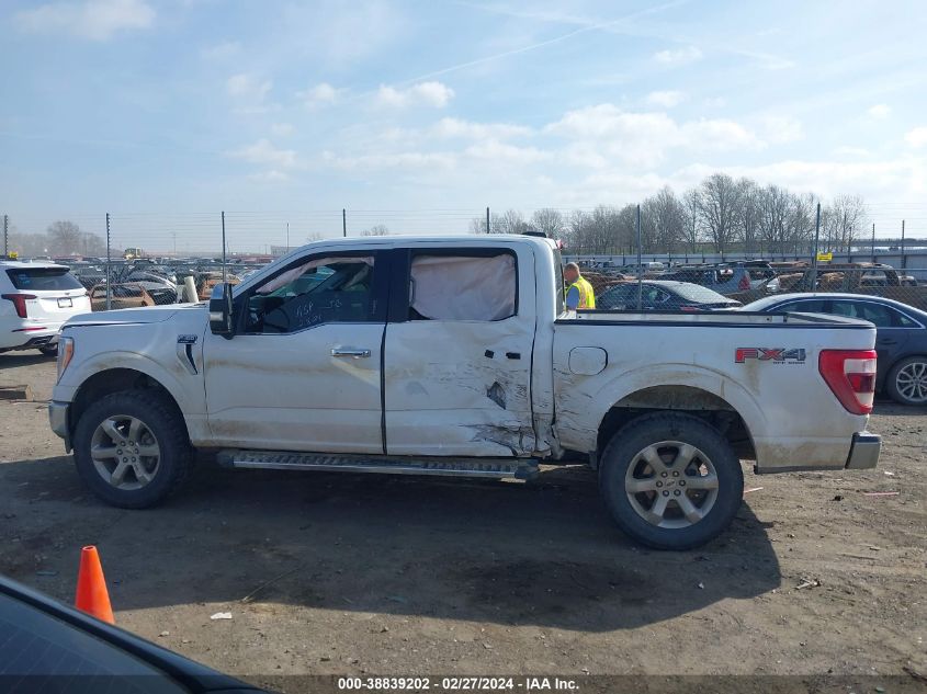 2022 FORD F-150 LARIAT - 1FTFW1E80NKE77861