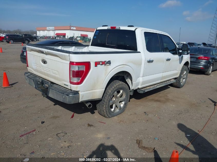 2022 FORD F-150 LARIAT - 1FTFW1E80NKE77861