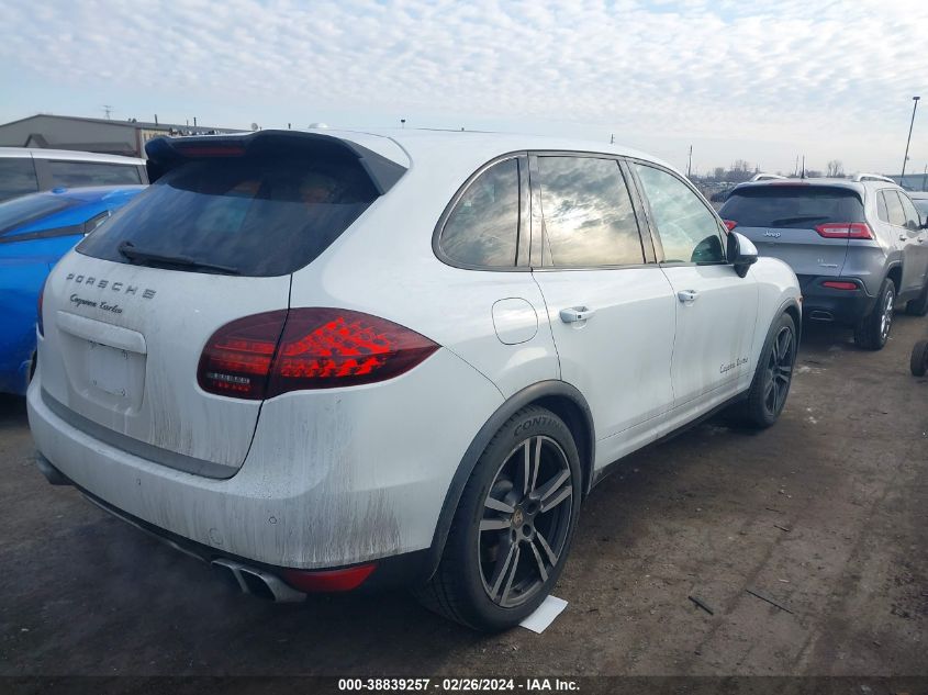 2012 Porsche Cayenne Turbo VIN: WP1AC2A25CLA84695 Lot: 38839257