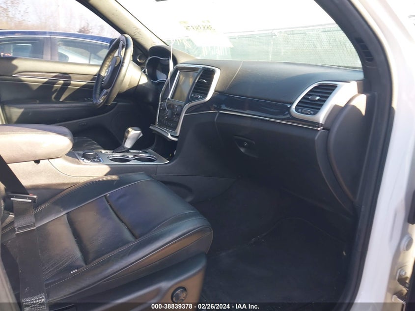 2016 JEEP GRAND CHEROKEE OVERLAND - 1C4RJFCG5GC309777