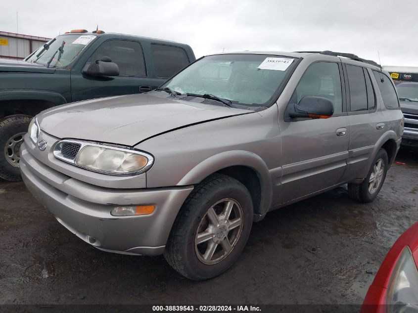 2002 Oldsmobile Bravada VIN: 1GHDT13S722141449 Lot: 38839543