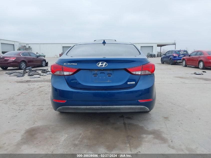 2014 Hyundai Elantra Limited VIN: KMHDH4AEXEU122503 Lot: 38839586