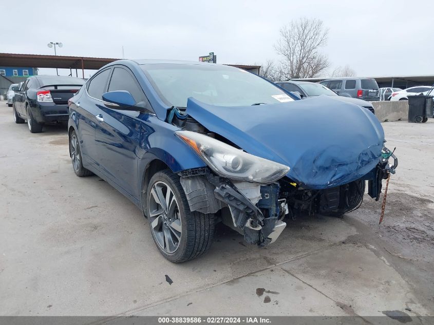 2014 Hyundai Elantra Limited VIN: KMHDH4AEXEU122503 Lot: 38839586