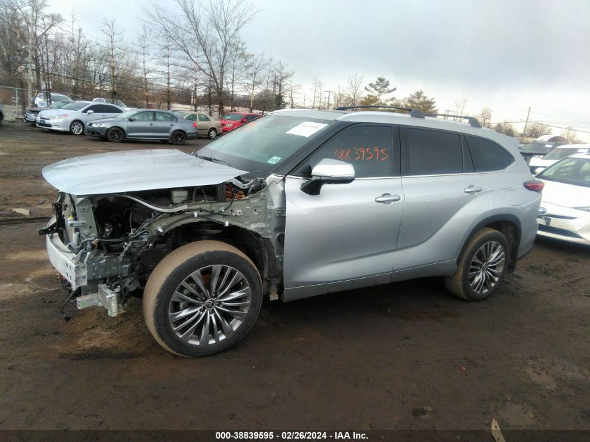 2021 Toyota Highlander Platinum VIN: 5TDFZRBH5MS145139 Lot: 38839595