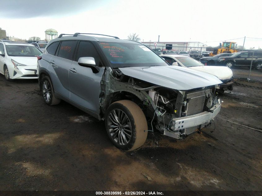 2021 Toyota Highlander Platinum VIN: 5TDFZRBH5MS145139 Lot: 38839595