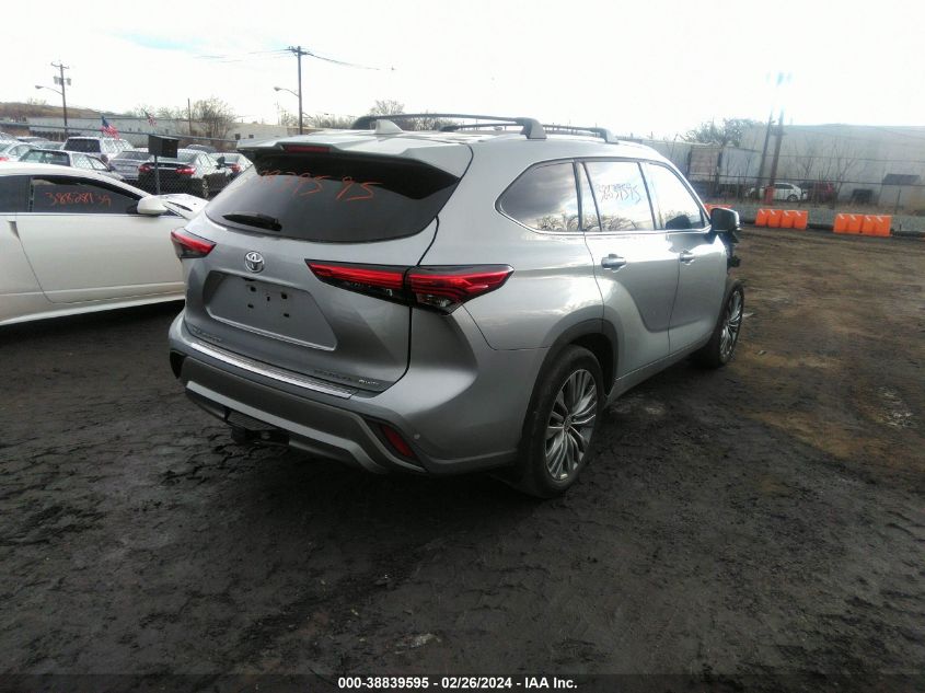 2021 Toyota Highlander Platinum VIN: 5TDFZRBH5MS145139 Lot: 38839595