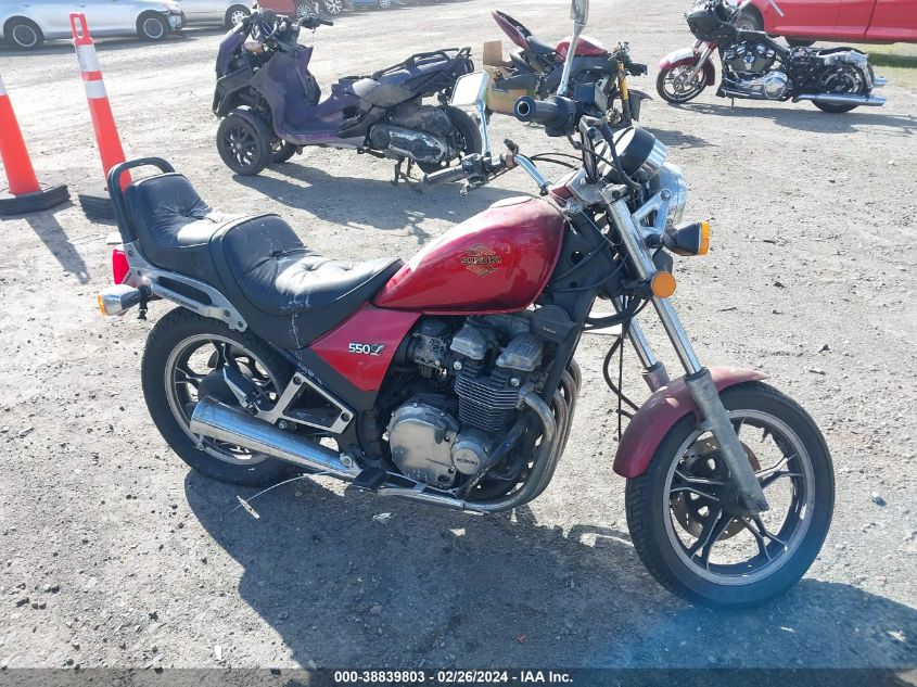 SUZUKI GS550 1985. Lot# 38839803. VIN JS1GN72L3F2101699. Photo 1