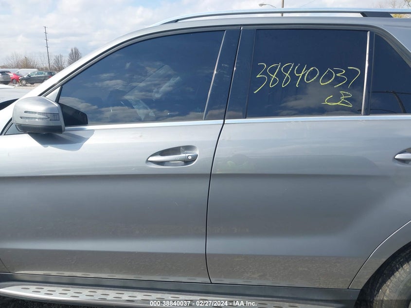 2015 MERCEDES-BENZ ML 350 4MATIC - 4JGDA5HB2FA584272