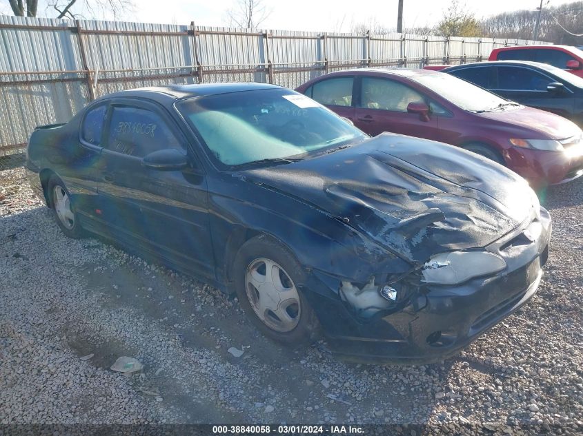 2001 Chevrolet Monte Carlo Ss VIN: 2G1WX15K719299802 Lot: 38840058