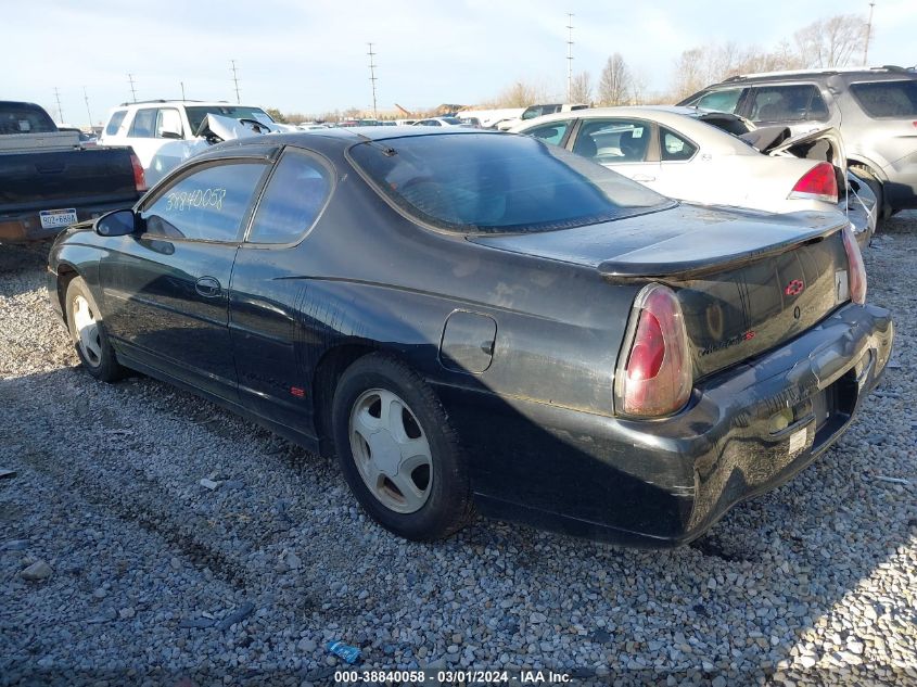 2001 Chevrolet Monte Carlo Ss VIN: 2G1WX15K719299802 Lot: 38840058