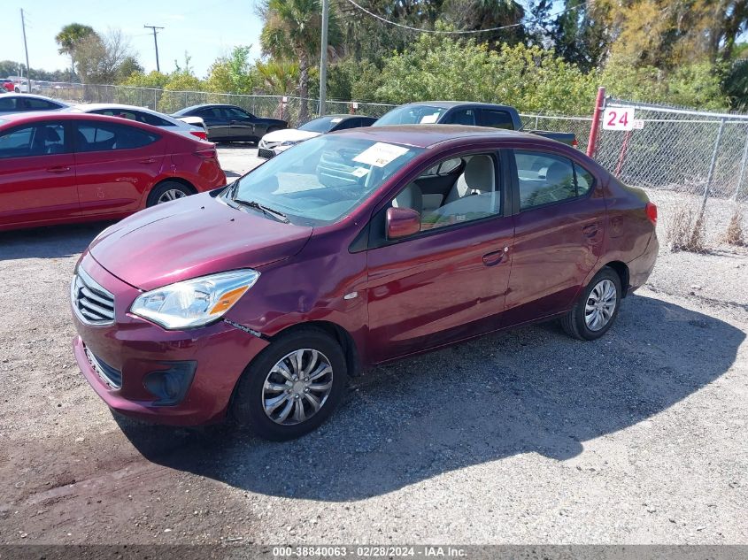 2017 Mitsubishi Mirage G4 Es VIN: ML32F3FJ4HH003167 Lot: 38840063