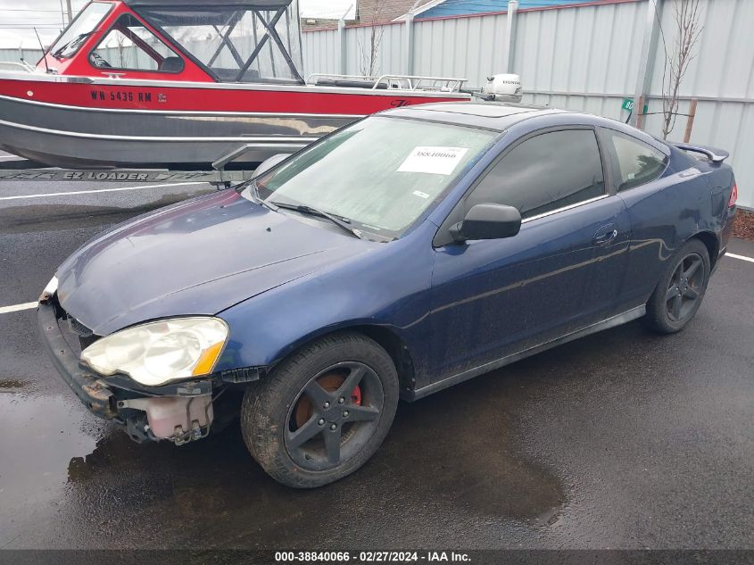 2004 Acura Rsx VIN: JH4DC53844S003922 Lot: 38840066